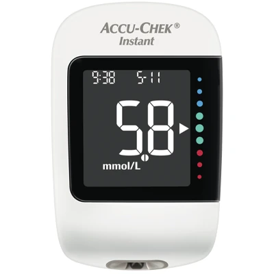 Accu-Chek Instant Blood Glucose Meter Kit with Test Strips